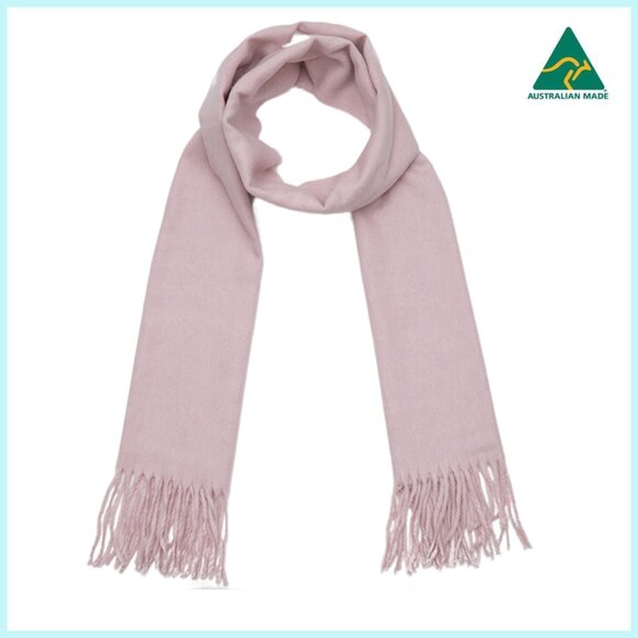 WOOL AND CASHMERE BLEND PINK SCARF WITH BOX NWT IMPORTED FROM AUSTRALIA NWT - Picture 6 of 6